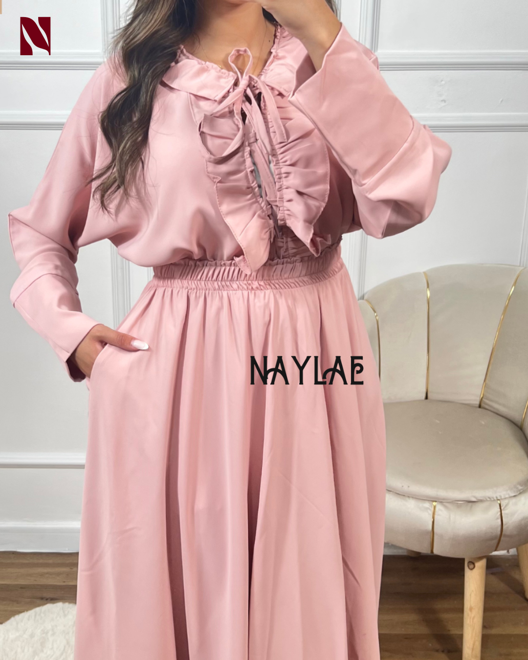 Set Naylae rose